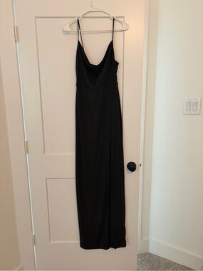 Windsor Black Cowl-Neck Maxi Dress